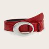 ПУ Пояс с Металлической Пряжкой Регулируемая Длина Пояс Женский Девушки Джинсы Платья Юбка Пальто Декор Пояс