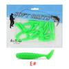 Мягкая приманка для рыбалки на открытом воздухе Flukuation T-tail (4 см/1,4 г) 20 штук приманок