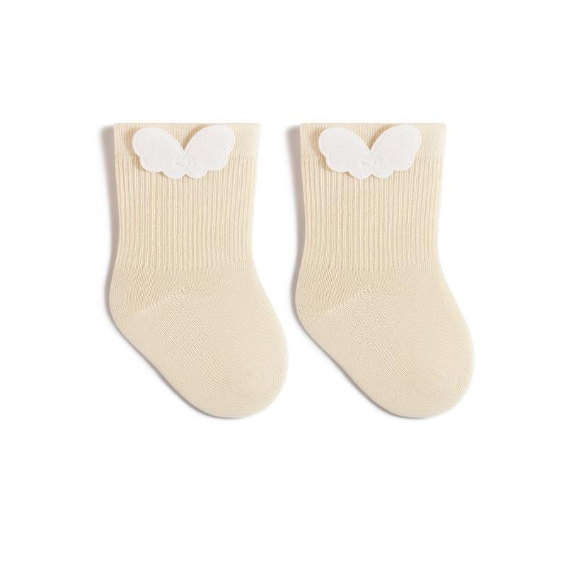 Newborn Cotton Baby Socks For Girls Boys Cute Wing Infant Short Spring Socks For 0-5Years
