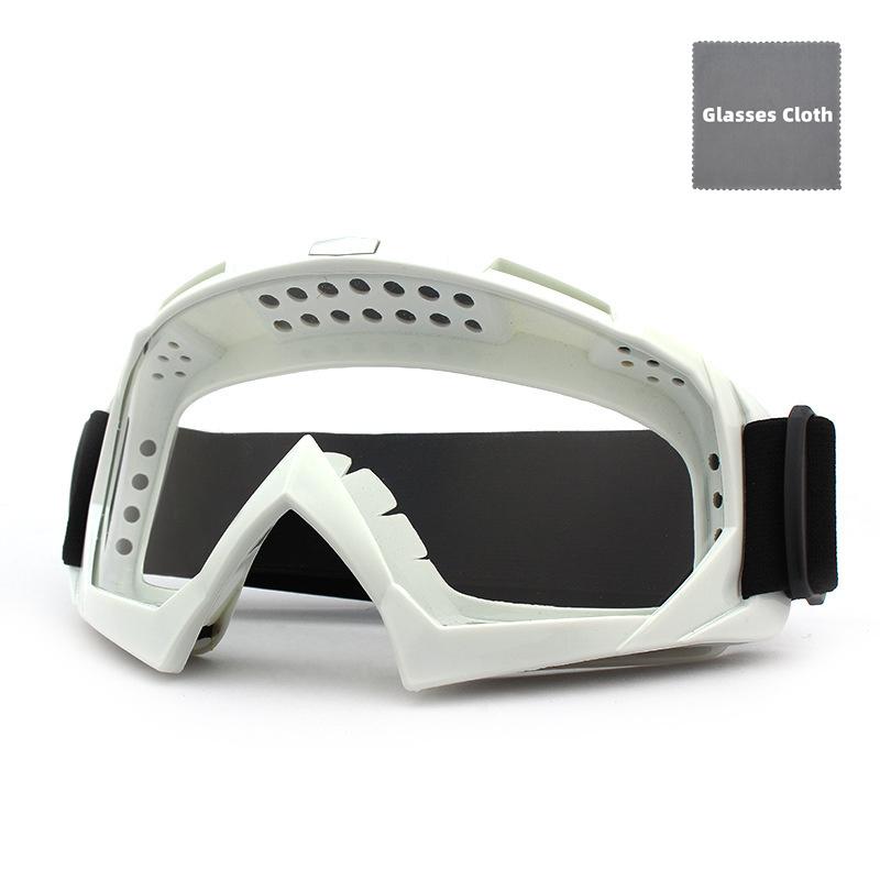 Motorcycle Goggles Motocross Glasses MTB ATV MX Off-road Goggles Mask Removable Lenses Windproof UV Protection Outdoor Cycling