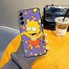 Чехол S-simpsons с пончиком для Samsung Galaxy A04 A30 A40 A50 A70 A07 A03 A10 A20 A05 Note 20 Ultra 9 10 A06 A01 A02