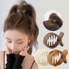Women Simple Hair Claw Horsetail Buckle Hair Clip Hair Accessories Hairpins Female Girl Ponytail Hair Grip Headwear