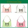 Bow Decoration Mini Handbag Outdoor Trendy Shoulder Bag Womens Bag Crossbody