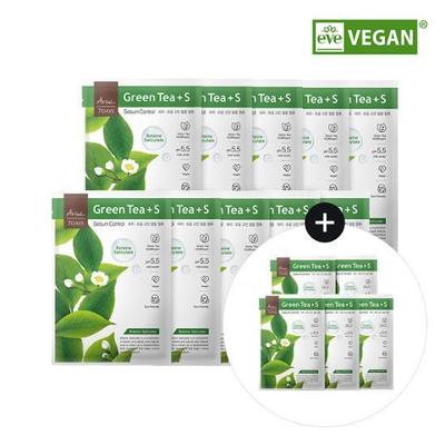 Arial Seven Days Mask Green Tea S 10 листов + 5 листов спец.