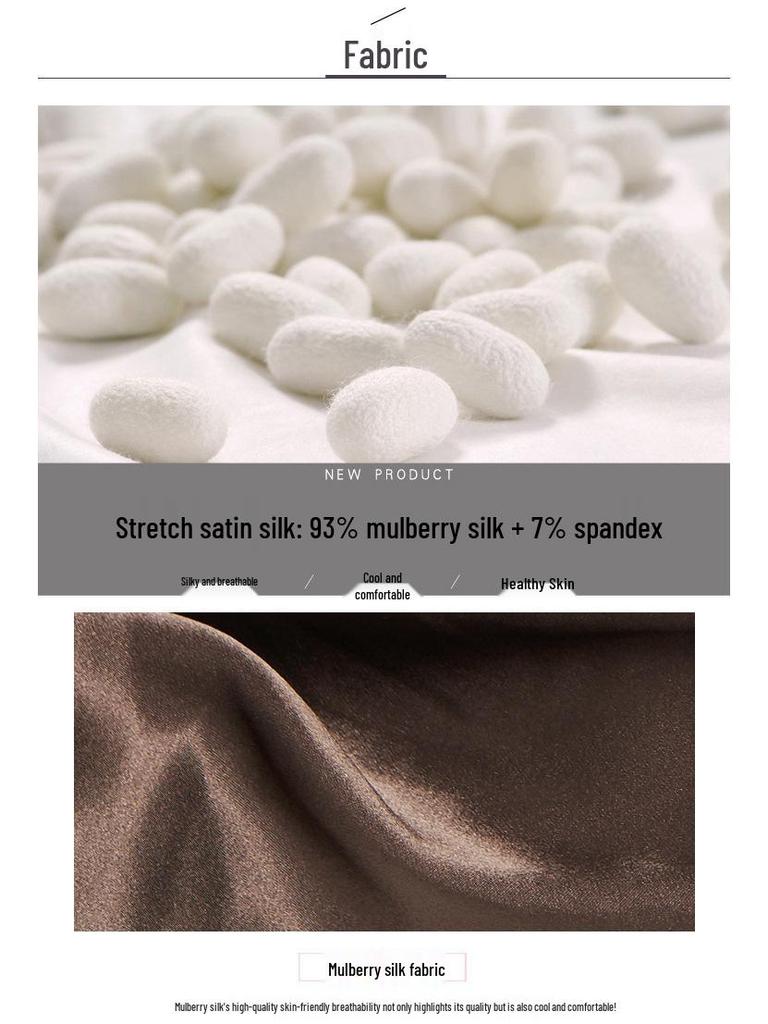 Heavyweight Mulberry Silk V-Neck Bow Blouse - Women's Long Sleeve Shirt for Autumn & Spring