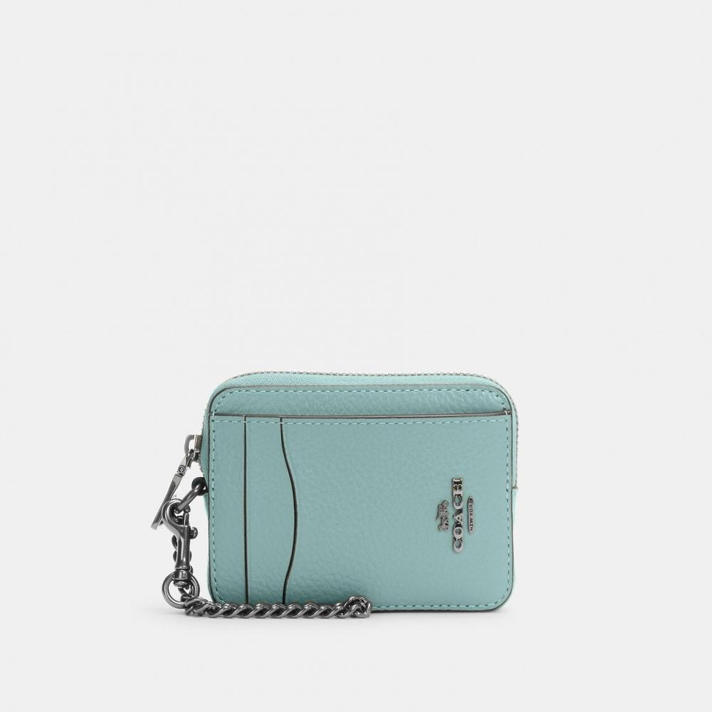 Coach Кошелек-картхолдер на молнии Золотой Черный