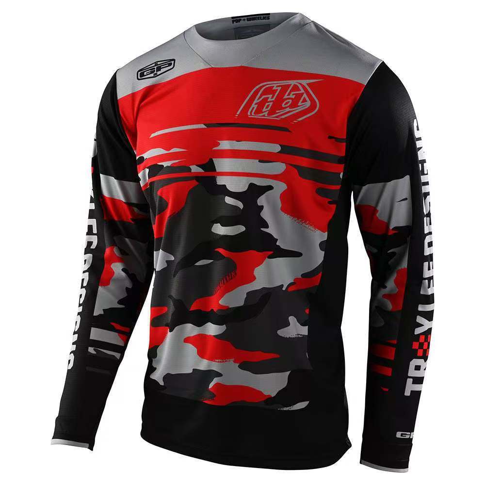 Quick-drying and breathable four-season universal downhill suit mountain bike cycling suit moisture-wicking off-road motorcycle racing suit street car