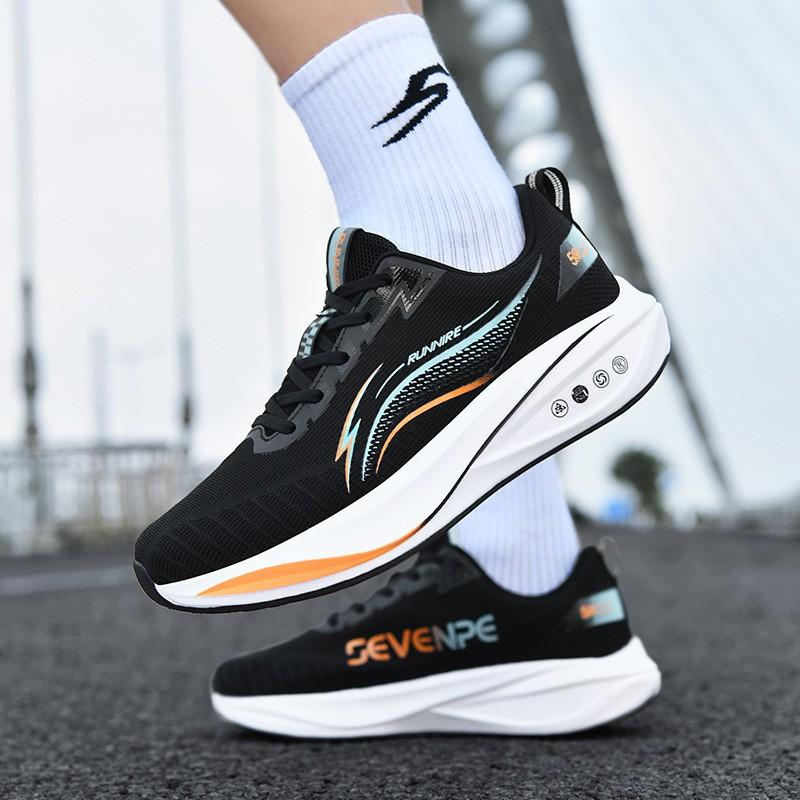 Youth style shoes Lightweight Breathable Running Shoes Boys Teens Low-Cut Athletic Sneakers Track Road Training Fall