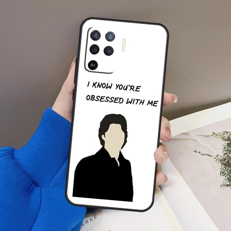 Чехол Vampire Diaries Damon Salvatore для Oppo A76 A16 A96 A17 A18 A60 A80 A40 A38 A58 A78 A98 A94 A74 A54 A15 A57 A77 A5 Pro