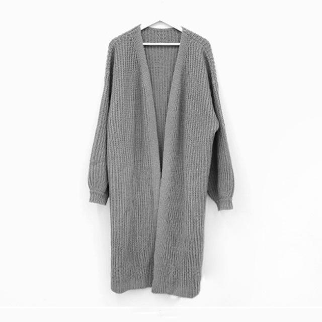 Women's Knitted Cardigan Korean Fashion Clothes Autumn Chic Argyle Vintage Sweater Lantern Sleeve Loose Jumper Coat