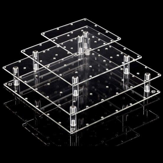 Cake Pop Stand Lollipop Holder Multiple Layers Design Large Capacity Easy Assembly Clear