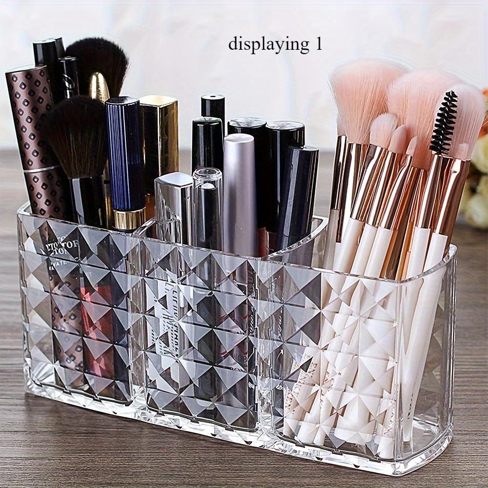 Clear Acrylic Cosmetic Storage Box for Eyebrow Pens and Brushes - Cosmetic Storage Box with Container
