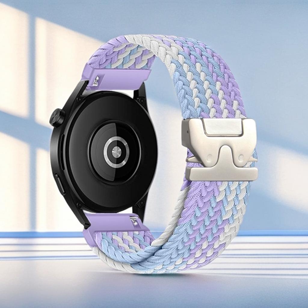 Регулируемый плетеный ремешок 18/20/22 мм для Huawei GT 6/5/4/2/Watch 5/Garmin Fenix 7/Forerunner 265/255/Venu 3 Запасной ремешок для часов