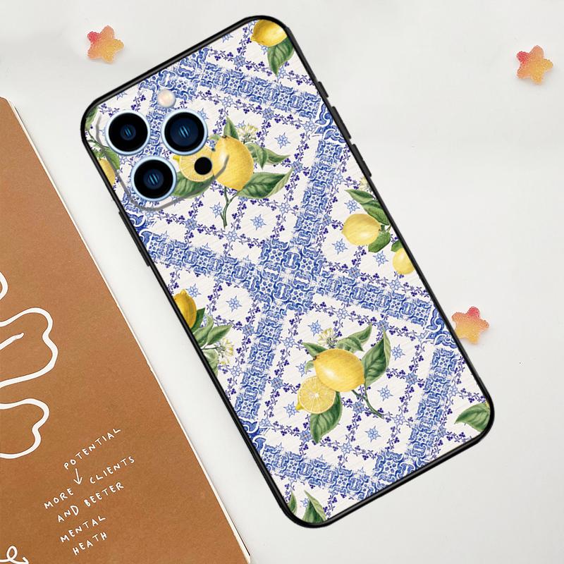 Чехол для телефона в виде лимона для iPhone 15 16 14 13 12 11 Pro Max Plus X XR XS 12 13 Mini Аксессуары для чехла