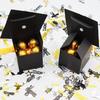 50Pcs Graduation Hat Candy Boxes with Tassels Square Chocolate Goodies Snack Paper Storage Boxes Party Favors Treat Packaging Boxes