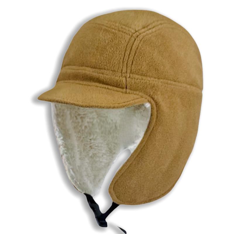 Шапка-авиатор из овечьей шерсти на зиму: Ветрозащитный, Защищающий от холода, Защита ушей для активного отдыха