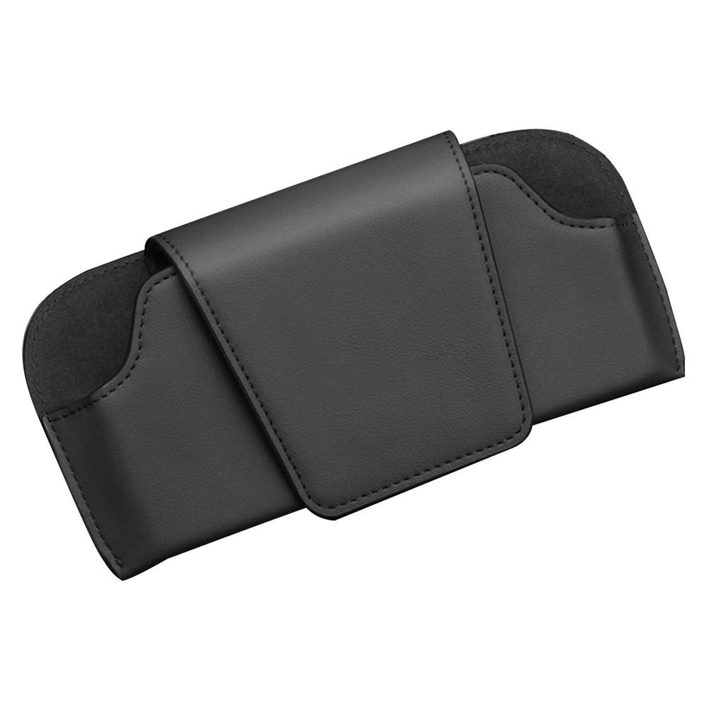 Автомобильный солнцезащитный козырек, держатель для солнцезащитных очков, зажим для очков, кожаный чехол для хранения