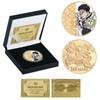 Commemorative coins, copper coins, anime related coins, gold-plated die cast metal coins, handicrafts
