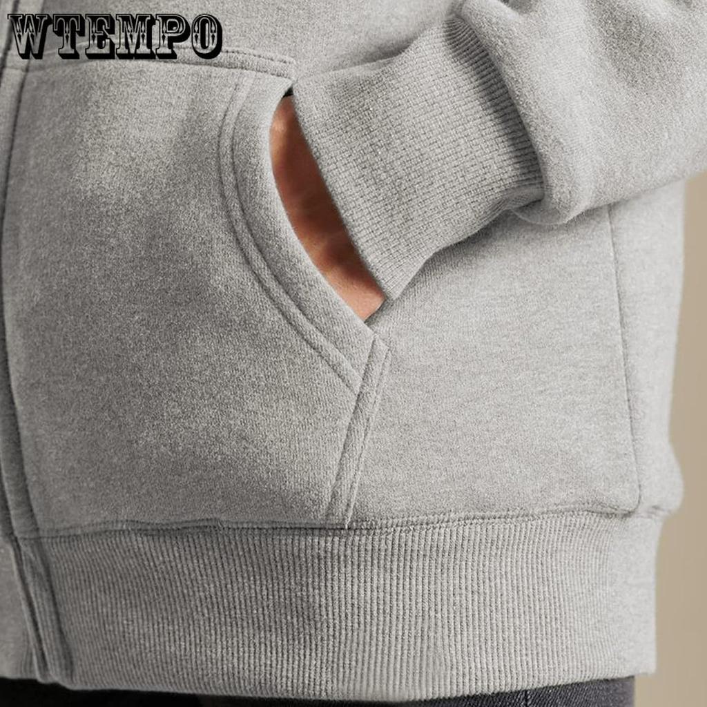 Женская повседневная толстовка-свитшот на молнии с подкладкой из шерпы, куртка большого размера, плюшевое пальто