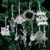 Transparent Acrylic Christmas Tree Ornaments Carousel Ballet Girl Pendants  New Year