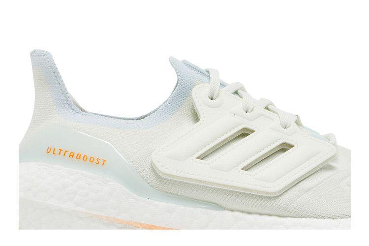 Men's Sneakers adidas Ultra Boost 22 White Blue Tint Orange White Tint/White Tint/Blue Tint