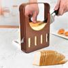 Foldable Bread Slicer Stand – Plastic Sandwich Cutter Mold & Loaf Rack for Baking – Kitchen Gadget Tool