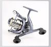 Катушка для спиннинга с металлической головкой и двойным коромыслом для дальних забросов, идеально подходит для морской рыбалки.