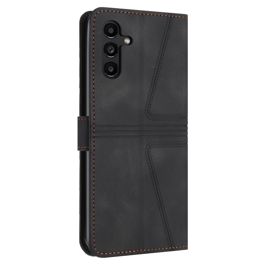 For Samsung Galaxy S25 FE Case Triangle Imprinted Anti-Scratch Phone Wallet Cover