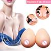 Silicone Artificial Fake Breasts Self Adhesive False Chest Form Huge Breasts Sissy Crossdresser Transgender Transvestite Cosplay