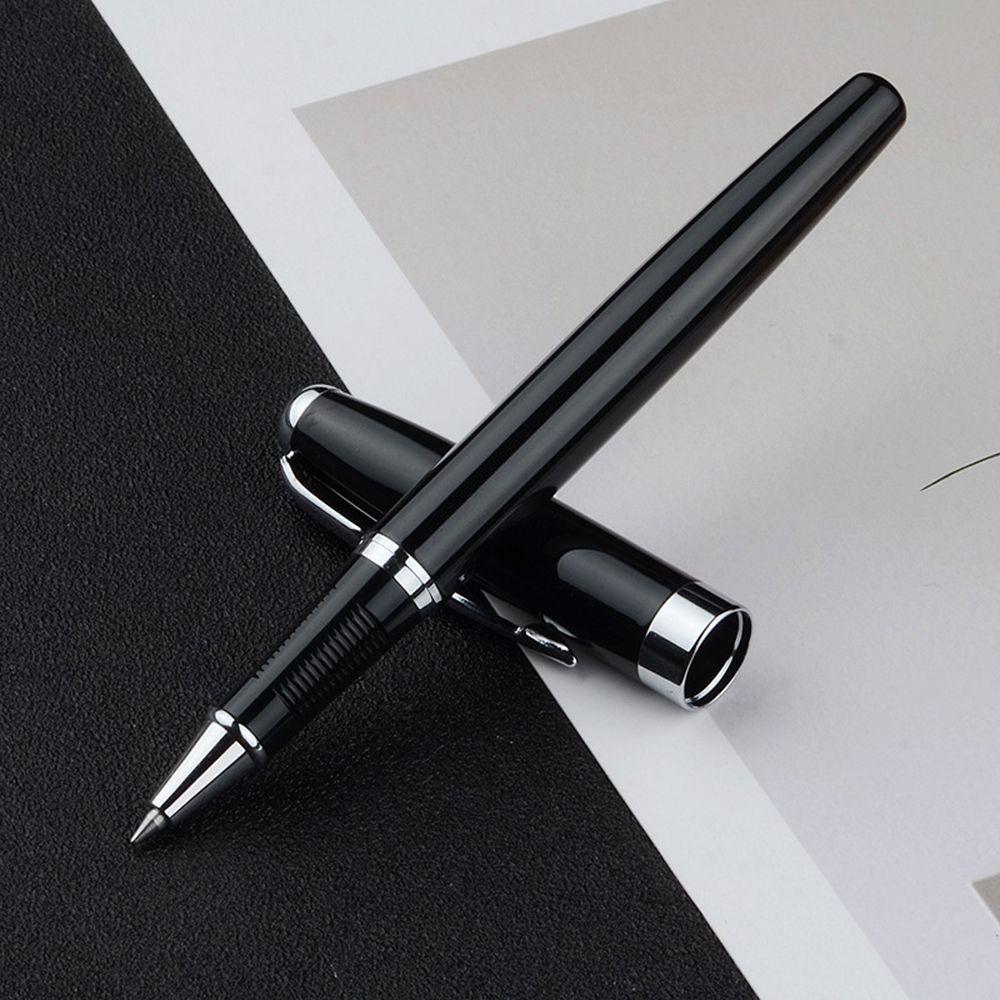 Роскошная деловая металлическая шариковая ручка для встреч и подписания, офисные принадлежности