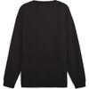 Puma Artisanal Fashion Collection Solid Color Open-Front V-Neck Single-Breasted Knit Sweater Unisex Sweater Black 629967-01
