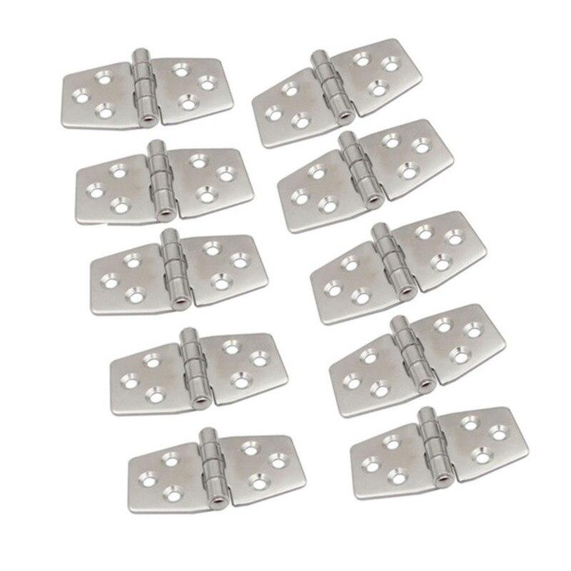 2/4 шт. морской ремешок из нержавеющей стали, дверная петля для морской лодки, яхты, 76x38 мм, аксессуары для рафтинга, лодки, морская лодка