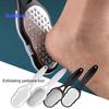 Рашпиль для ног, безопасное подвесное отверстие, несколько открытых отверстий, брызгозащищенное средство для удаления омертвевшей кожи, профессиональная терка для ног из нержавеющей стали, терка для пяток, аксессуары для дома