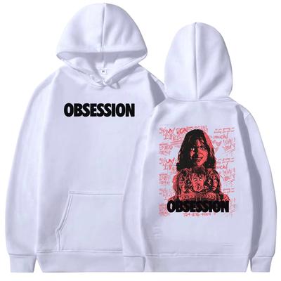 Hot Sale Obsession Horror Pullover Hoodie Y2K Men Women Harajuku Vintage Fashion Punk Sweatshirt Perfect for Commute & Loungewear