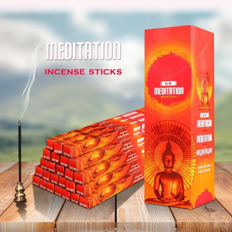 80-200 Sticks India Lavender Incense Jasmine Sage Rose Home Fragrance Bedroom Toilet Air Freshing Tibetan Line Aromatherapy