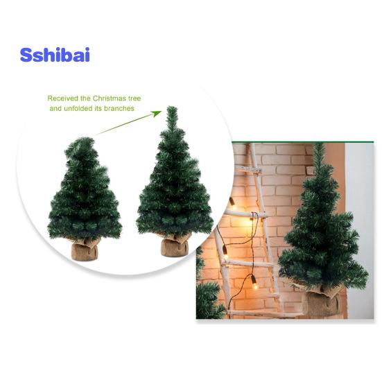 Мини-орнамент рождественской елки, прочный красивый дизайн, настольная рождественская елка для праздничного декора вечеринки