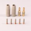 9Pcs 0.8/1.0/1.2Mm Mig Torch Gas Nozzle Tip Holder Protection Parts 15Ak Welding Torch  Coating Protection Nozzle
