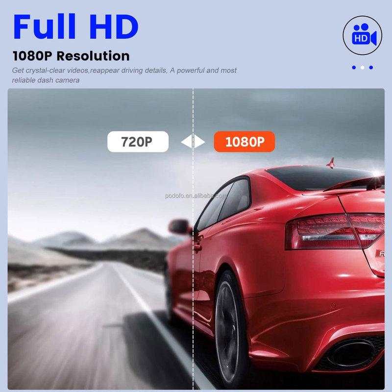 2/3 Camera Dash Cam W/ IR Night Vision Loop Recording & 2" IPS Screen 1080P DVR recorder, video recorder,Car accessories