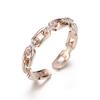ELLE Jewelry Simple Chain Open Ring ELBRWR058