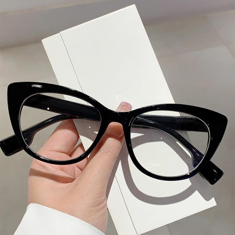 Оверсайз очки «кошачий глаз» Новинка Стильные очки для блокировки синего света Модный брендовый дизайнер Многоцветная оправа