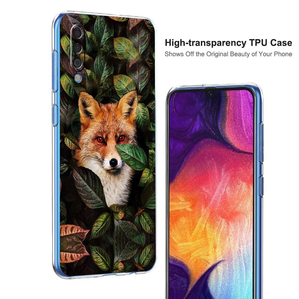 Милый подарочный чехол для телефона Red Fox для Samsung Galaxy A52 A50 A70 A30 A40 A20E A10 A10S A20S A02S A04s A12 A22 A32 A72 5G прозрачный чехол