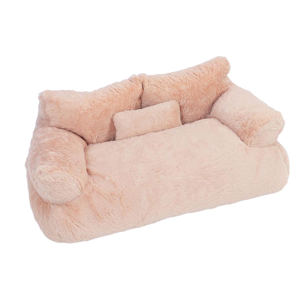 Диван-кровать для домашних животных, теплый, мягкий, удобный, съемный, моющийся, с нескользящим дном, диван-кровать для кошек и собак