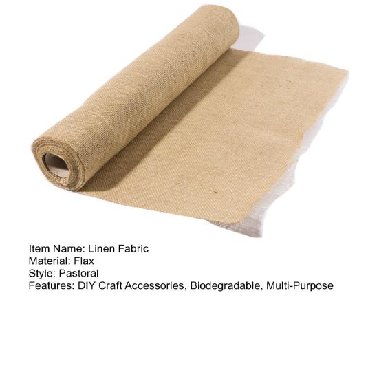 1 рулон льняной ткани, рулон натурального льняного волокна, длина 4,5 м, льняная барьерная пленка для деревьев, зимний уход за растениями, поделки своими руками, свадебный декор