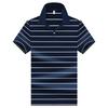 Мужская футболка-поло с коротким рукавом, дышащая, из чистого хлопка, деловой повседневный топ с воротником