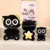 Luo Xiaohei Black Cat Plush Toy - Big-eyed Cute Cat Doll
