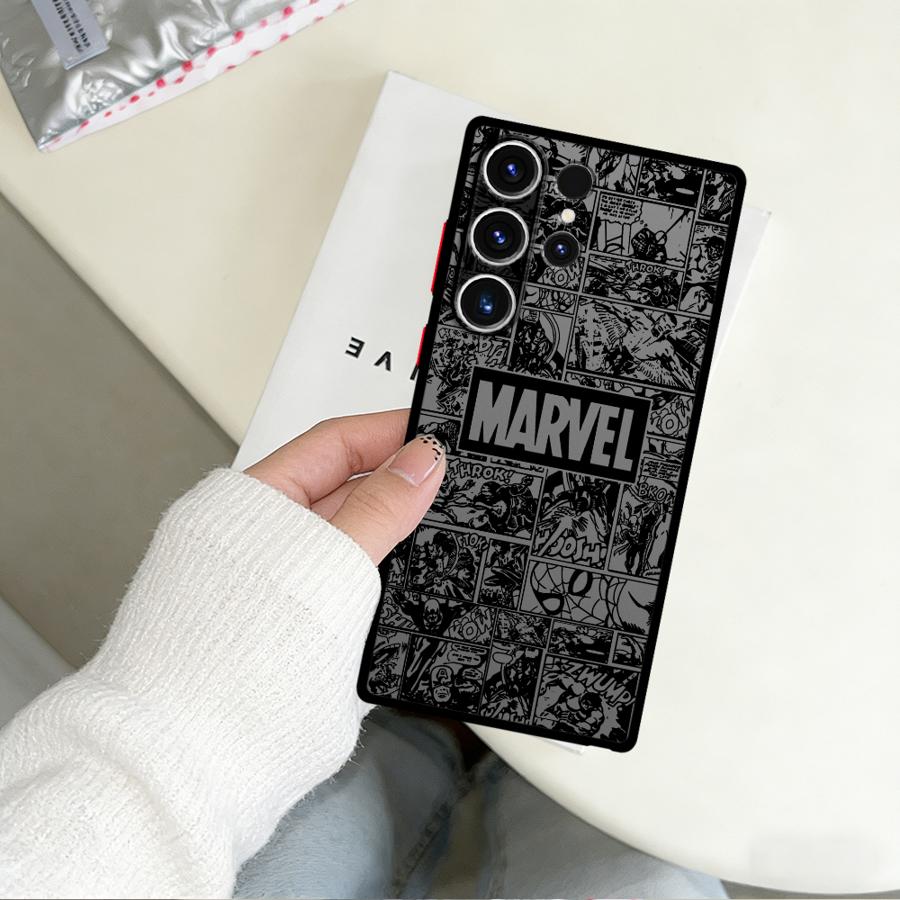 Чехол с логотипом героя Marvel для Samsung Galaxy S26 S24 Plus Note 20 10+ S25 Ultra S21 S20 S23 FE S22 Funda Чехол для телефона
