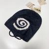 Autumn and winter new swirl jacquard knitted cold hat men's and women's contrasting color hipster street hat