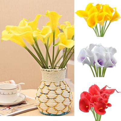 10шт искусственных калл букет искусственные цветы DIY домашний декор
