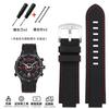 24*16 мм Выпуклый мужской силиконовый ремешок для часов TIMEX Tidal T2N721 T2N720 TW2T76500 2T76300 Синий спортивный водонепроницаемый резиновый ремешок для часов