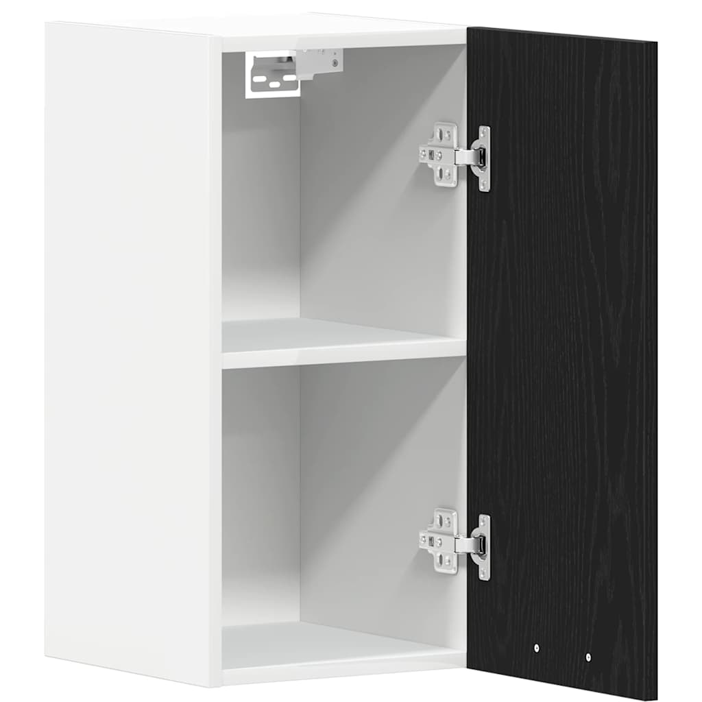 Hanging Cabinet Black Oak Effect 30 x 31 x 60 cm Engineered Wood